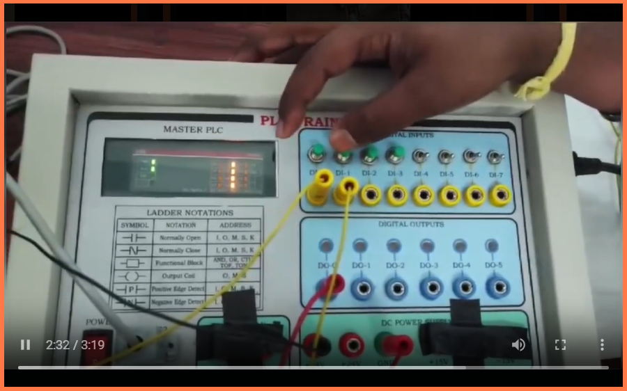 PLC with Staircase Light